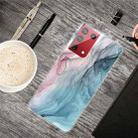 For Samsung Galaxy S21 Ultra 5G Marble Shockproof TPU Protective Case(Abstract Gray) - 1