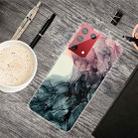 For Samsung Galaxy S21 Ultra 5G Marble Shockproof TPU Protective Case(Abstract Black) - 1