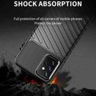 For Samsung Galaxy A72 5G / 4G Thunderbolt Shockproof TPU Protective Soft Case(Black) - 6