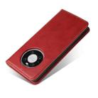 For Huawei Mate 40 Pro Fierre Shann PU Genuine Leather Texture Horizontal Flip Leather Case with Holder & Card Slots & Wallet(Red) - 2