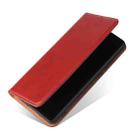 For Huawei Mate 40 Pro Fierre Shann PU Genuine Leather Texture Horizontal Flip Leather Case with Holder & Card Slots & Wallet(Red) - 3