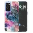 For OnePlus 9 Marble Pattern Shockproof  TPU Protective Case(Abstract Multicolor) - 1