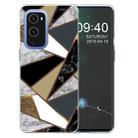 For OnePlus 9 Marble Pattern Shockproof  TPU Protective Case(Rhombus Golden Yellow) - 1