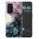 For OnePlus 9 Pro Marble Pattern Shockproof  TPU Protective Case(Abstract Black) - 1