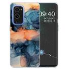 For OnePlus 9 Pro Marble Pattern Shockproof  TPU Protective Case(Abstract Blue) - 1