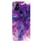 For OnePlus Nord N10 5G Marble Pattern Shockproof  TPU Protective Case(Abstract Purple) - 1