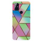 For OnePlus Nord N10 5G Marble Pattern Shockproof  TPU Protective Case(Rhombus Gradient) - 1