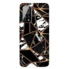 For Xiaomi Mi 10T 5G / 10T Pro 5G Marble Pattern Shockproof  TPU Protective Case(Rhombus Black) - 1