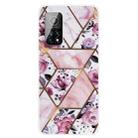 For Xiaomi Mi 10T 5G / 10T Pro 5G Marble Pattern Shockproof  TPU Protective Case(Rhombus Rose) - 1