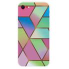 For iPhone SE 2022 / SE 2020 / 8 / 7 Marble Pattern Shockproof  TPU Protective Case(Rhombus Gradient) - 1