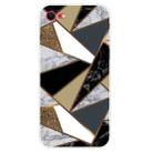 For iPhone SE 2022 / SE 2020 / 8 / 7 Marble Pattern Shockproof  TPU Protective Case(Rhombus Golden Yellow) - 1