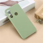 For Xiaomi Redmi Note 8 Solid Color Liquid Silicone Shockproof Coverage Protective Case(Green) - 1