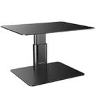 NILLKIN N6 Adjustable High Desk Laptop Monitor Stand Holder (Black) - 1