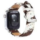 Horsehair Fluffy Leopard Print Leather Watch Band For Apple Watch Ultra 49mm / Series 8&7 45mm / SE 2&6&SE&5&4 44mm / 3&2&1 42mm(1) - 4