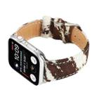 Horsehair Fluffy Leopard Print Leather Watch Band For Apple Watch Ultra 49mm / Series 8&7 45mm / SE 2&6&SE&5&4 44mm / 3&2&1 42mm(1) - 5