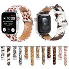 Horsehair Fluffy Leopard Print Leather Watch Band For Apple Watch Ultra 49mm / Series 8&7 45mm / SE 2&6&SE&5&4 44mm / 3&2&1 42mm(1) - 7