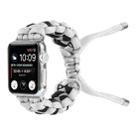 Braided Umbrella Cord Watch Band For Apple Watch Series 7 45mm / 6 & SE & 5 & 4 44mm / 3 & 2 & 1 42mm(Grey) - 1