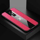 For OnePlus 6 XINLI Stitching Cloth Texture Shockproof TPU Protective Case(Red) - 1