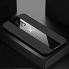 For OnePlus 6T XINLI Stitching Cloth Texture Shockproof TPU Protective Case(Black) - 1