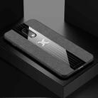 For OnePlus 6T XINLI Stitching Cloth Texture Shockproof TPU Protective Case(Grey) - 1