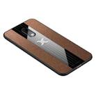 For OnePlus 6T XINLI Stitching Cloth Texture Shockproof TPU Protective Case(Brown) - 2