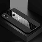For Meizu Note 9 XINLI Stitching Cloth Texture Shockproof TPU Protective Case(Black) - 1