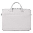 For 13.3-14 inch Laptop Multi-function Laptop Single Shoulder Bag Handbag(Grey) - 1