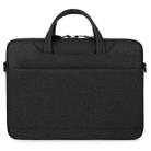 For 15-15.6 inch Laptop Multi-function Laptop Single Shoulder Bag Handbag(Black) - 1