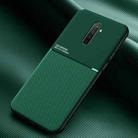 For OPPO Realme X2 Pro Classic Tilt Strip Grain Magnetic Shockproof PC + TPU Case(Green) - 1