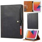 Calf Texture Double Fold Clasp Horizontal Flip Leather Case with Photo Frame & Holder & Card Slots & Wallet For iPad Pro 10.5(Black) - 1