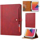 Calf Texture Double Fold Clasp Horizontal Flip Leather Case with Photo Frame & Holder & Card Slots & Wallet For iPad Pro 10.5(Red) - 1
