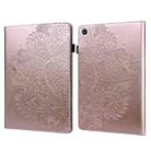 For Huawei Mediapad Enjoy Tablet 2 10.1 Peacock Embossed Pattern TPU + PU Horizontal Flip Leather Case with Holder & Card Slots & Wallet & Sleep / Wake-up Function(Rose Gold) - 1