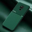 For Huawei Mate 20 X Classic Tilt Strip Grain Magnetic Shockproof PC + TPU Case(Green) - 1