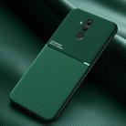 For Huawei Mate 20 Lite Classic Tilt Strip Grain Magnetic Shockproof PC + TPU Case(Green) - 1