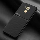 For Huawei Maimang 5 Classic Tilt Strip Grain Magnetic Shockproof PC + TPU Case(Black) - 1