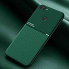 For Huawei Honor 9i Classic Tilt Strip Grain Magnetic Shockproof PC + TPU Case(Green) - 1