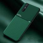 For vivo S1 Pro Classic Tilt Strip Grain Magnetic Shockproof PC + TPU Case(Green) - 1