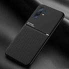 For vivo X30 Pro Classic Tilt Strip Grain Magnetic Shockproof PC + TPU Case(Black) - 1