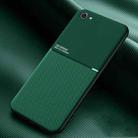 For vivo Y83 Classic Tilt Strip Grain Magnetic Shockproof PC + TPU Case(Green) - 1