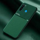 For Xiaomi Redmi Note 8 Classic Tilt Strip Grain Magnetic Shockproof PC + TPU Case(Green) - 1