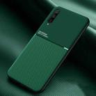 For Xiaomi CC9e Classic Tilt Strip Grain Magnetic Shockproof PC + TPU Case(Green) - 1