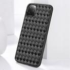 JOYROOM Milan Series Weave Plaid Texture TPU Protective Case(Black) - 1