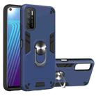 For Infinix Note 7 Lite Armour Series PC + TPU Protective Case with Ring Holder(Royal Blue) - 1