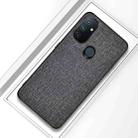 For OnePlus Nord N100 Shockproof Cloth Texture PC + TPU Protective Case(Silver Ash) - 1