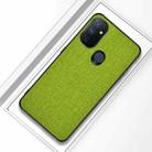 For OnePlus Nord N100 Shockproof Cloth Texture PC + TPU Protective Case(Gree) - 1