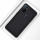 For OnePlus Nord N100 Shockproof Cloth Texture PC + TPU Protective Case(Black) - 1