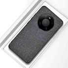 For Huawei Mate 40 Shockproof Cloth Texture PC + TPU Protective Case(Silver Ash) - 1