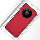 For Huawei Mate 40 Shockproof Cloth Texture PC + TPU Protective Case(Red) - 1