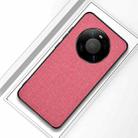 For Huawei Mate 40 Pro Shockproof Cloth Texture PC + TPU Protective Case(Modern Pink) - 1