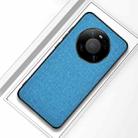 For Huawei Mate 40 Pro Shockproof Cloth Texture PC + TPU Protective Case(Blue) - 1